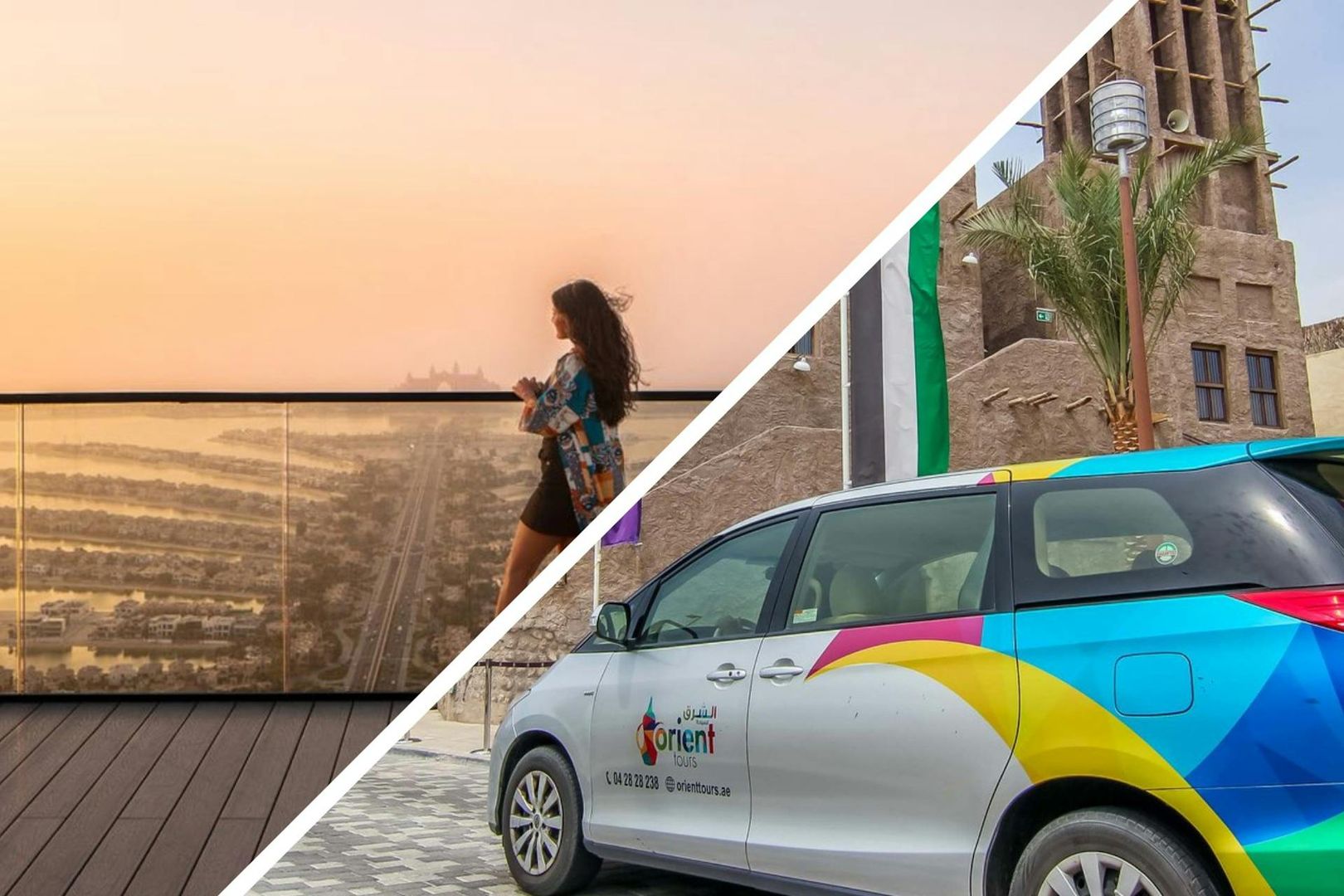 Вид на остров Пальма Джумейра: вид (52 этаж) + частный трансфер