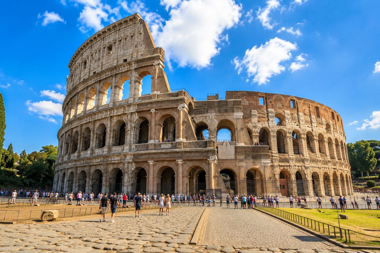 Rome: Colosseum, Roman Forum, Palatine Hill Audio Tour with a City Walk