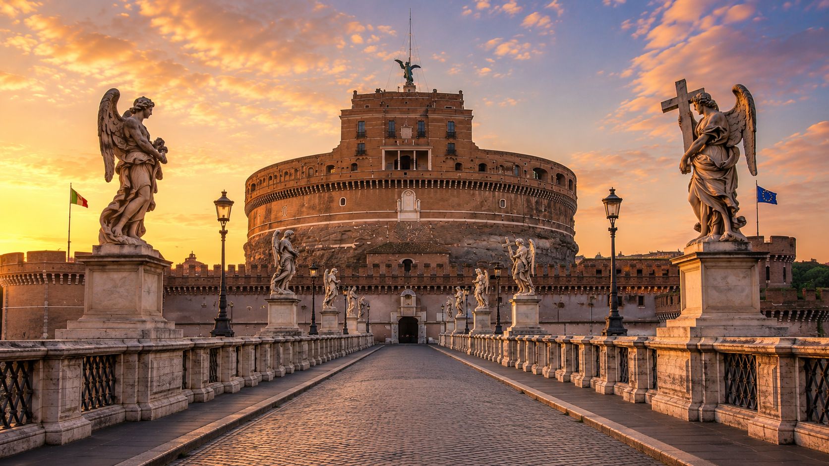 Rome: Castel Sant’Angelo Entry Ticket, Audio Tour with a City Walk